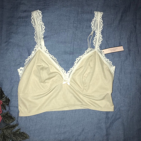 VS ribbed sleep bralette BNWT - Picture 4 of 8